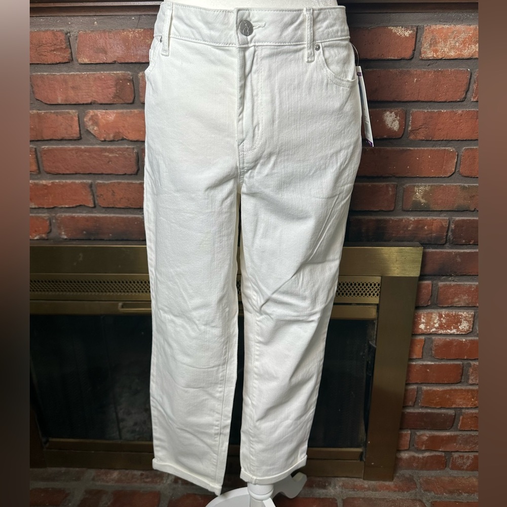White Jessica Simpson Crop Jeans